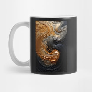 Black gold texture Mug